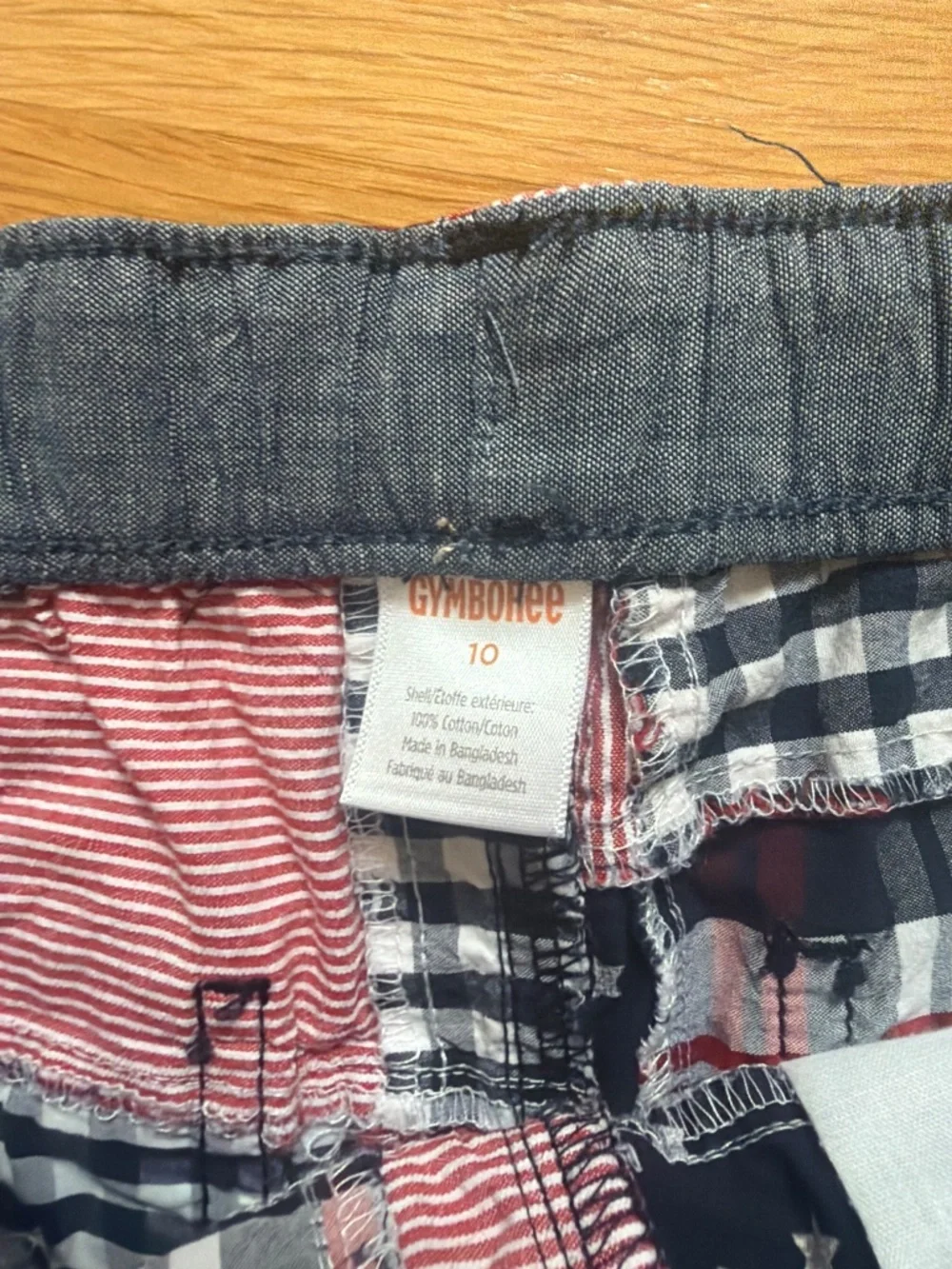Gymboree boys patchwork shorts